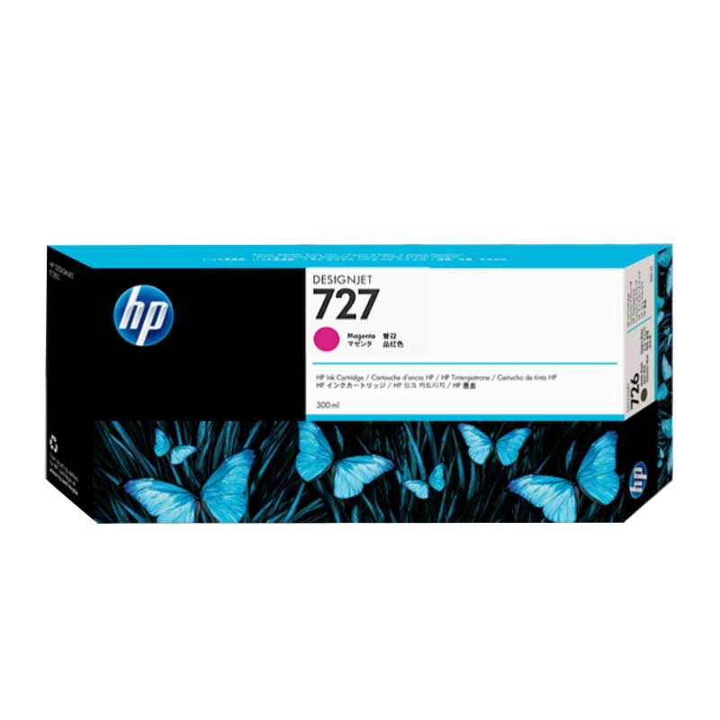惠普HP T920/T930/T1500/T1530/T2530繪圖儀墨盒727號300ML