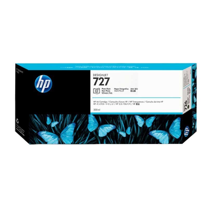 惠普HP T920/T930/T1500/T1530/T2530繪圖儀墨盒727號300ML
