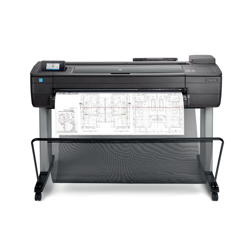 惠普HP Designjet T730繪圖儀 CAD黑白彩色工程線條圖 A0工程藍圖機