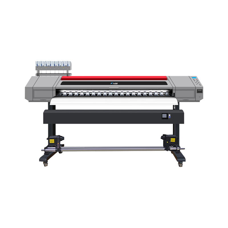 七級風寫真噴繪機X-1800E Plus：8色彩色增強版 1.8米國產信創繪圖儀適用作訓地圖高清廣告海報背膠PP